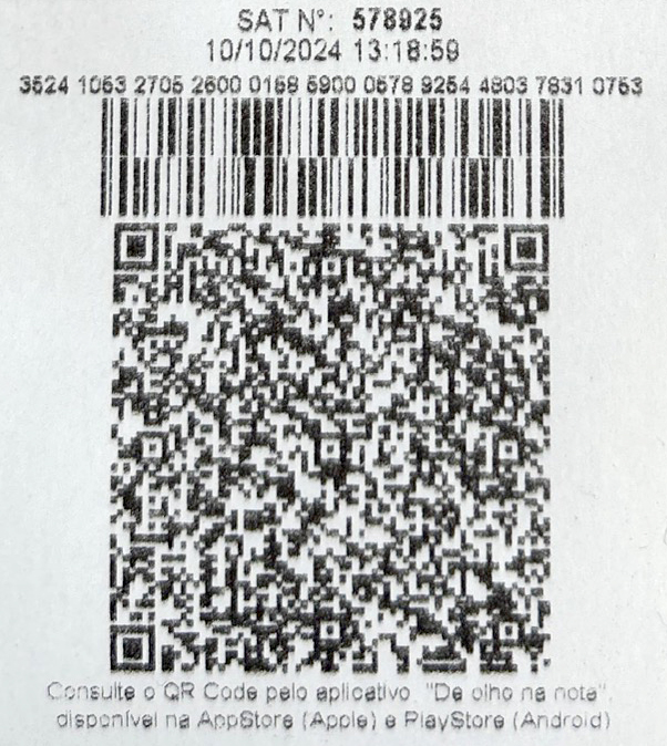 Imagem ilustrativa de onde localizar op código do cupom